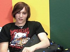Hot scene guy Kevin Cruz does his first ever porn video here on HomoScene gay boy cock EMO