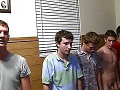 We had these pledges suck cock, fuck cock, spanked for breaking the rules today gay group sex